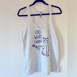 “I do what I want” L cat tank